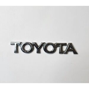 Toyota OEM 1997-2001 Camry Chrome Rear Trunk Emblem Badge Logo Name 75447-AA010